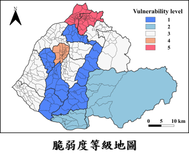 脆弱度等級地圖
