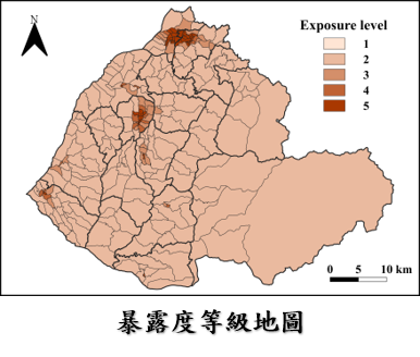 暴露度等級地圖