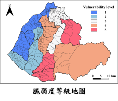 脆弱度等級地圖
